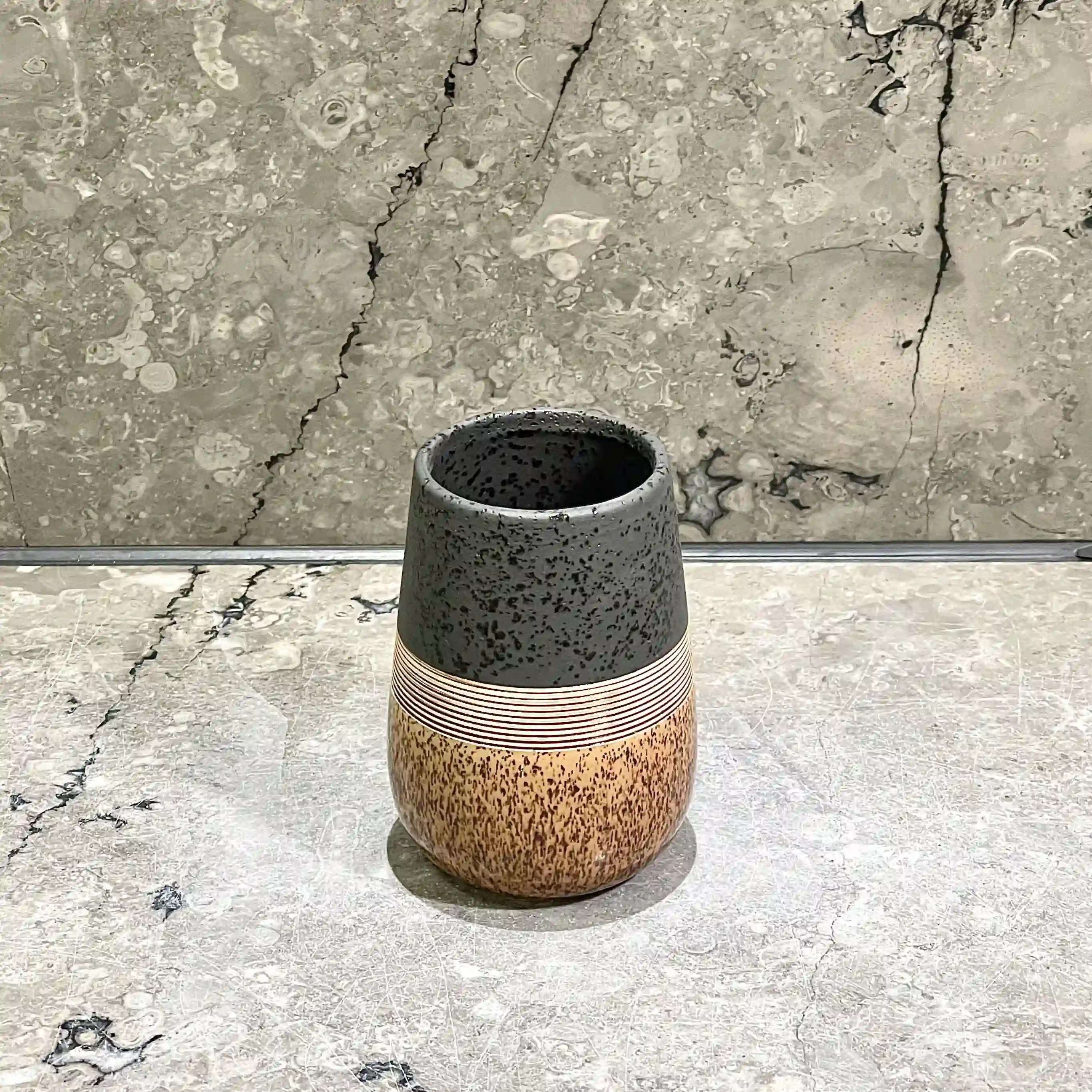 Custom 3-Piece Bathroom Set Artisanal Textured Ceramic Bathroom Accessories Wholesale (3)