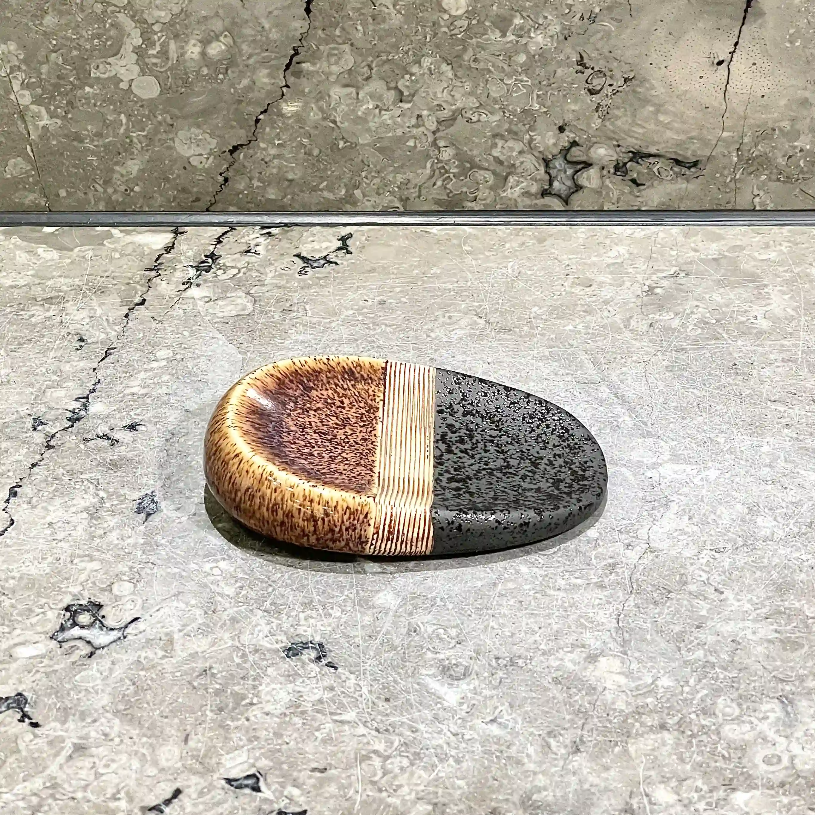 Custom 3-Piece Bathroom Set Artisanal Textured Ceramic Bathroom Accessories Wholesale (5)