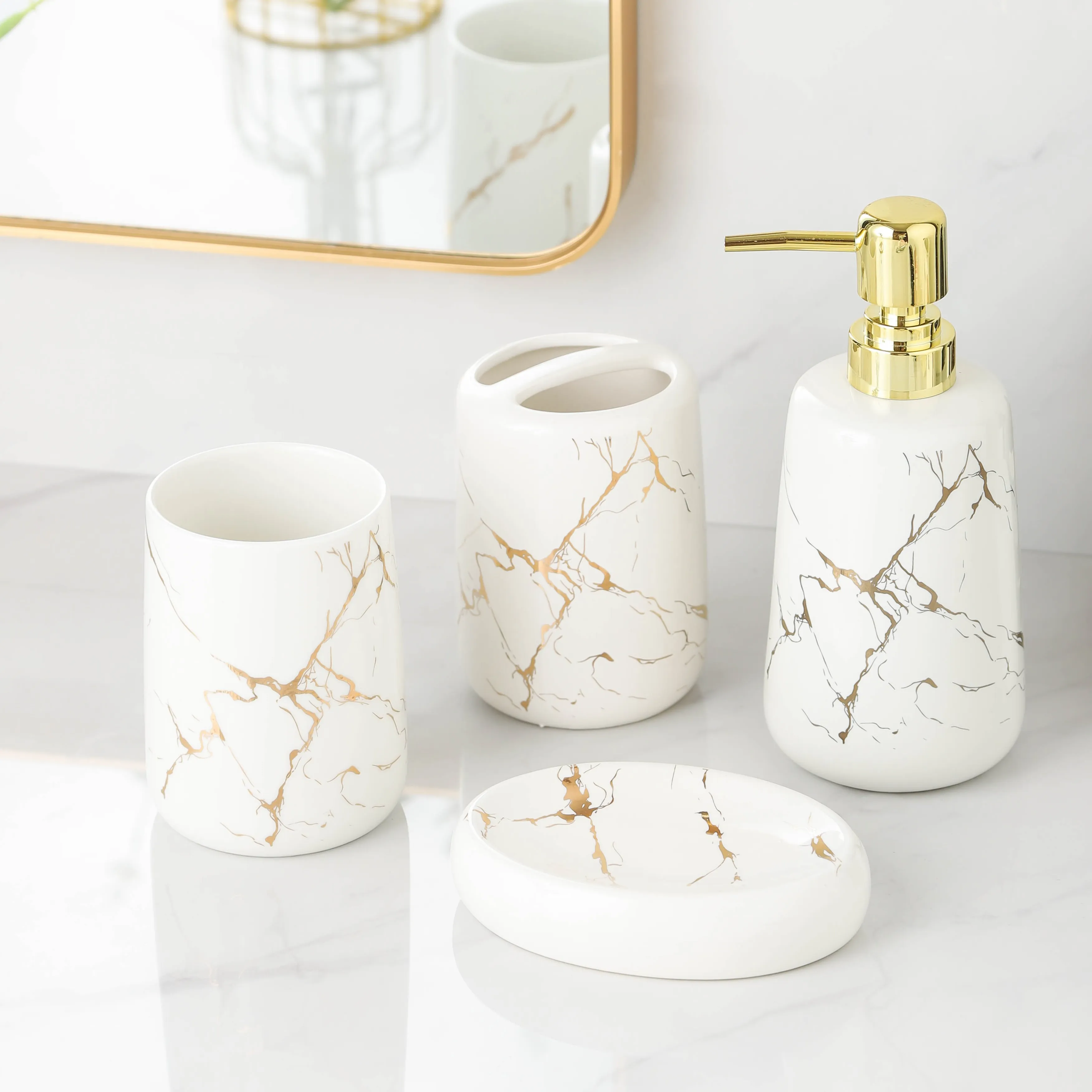 Custom White Bathroom Sets Bulk Supplier (3)