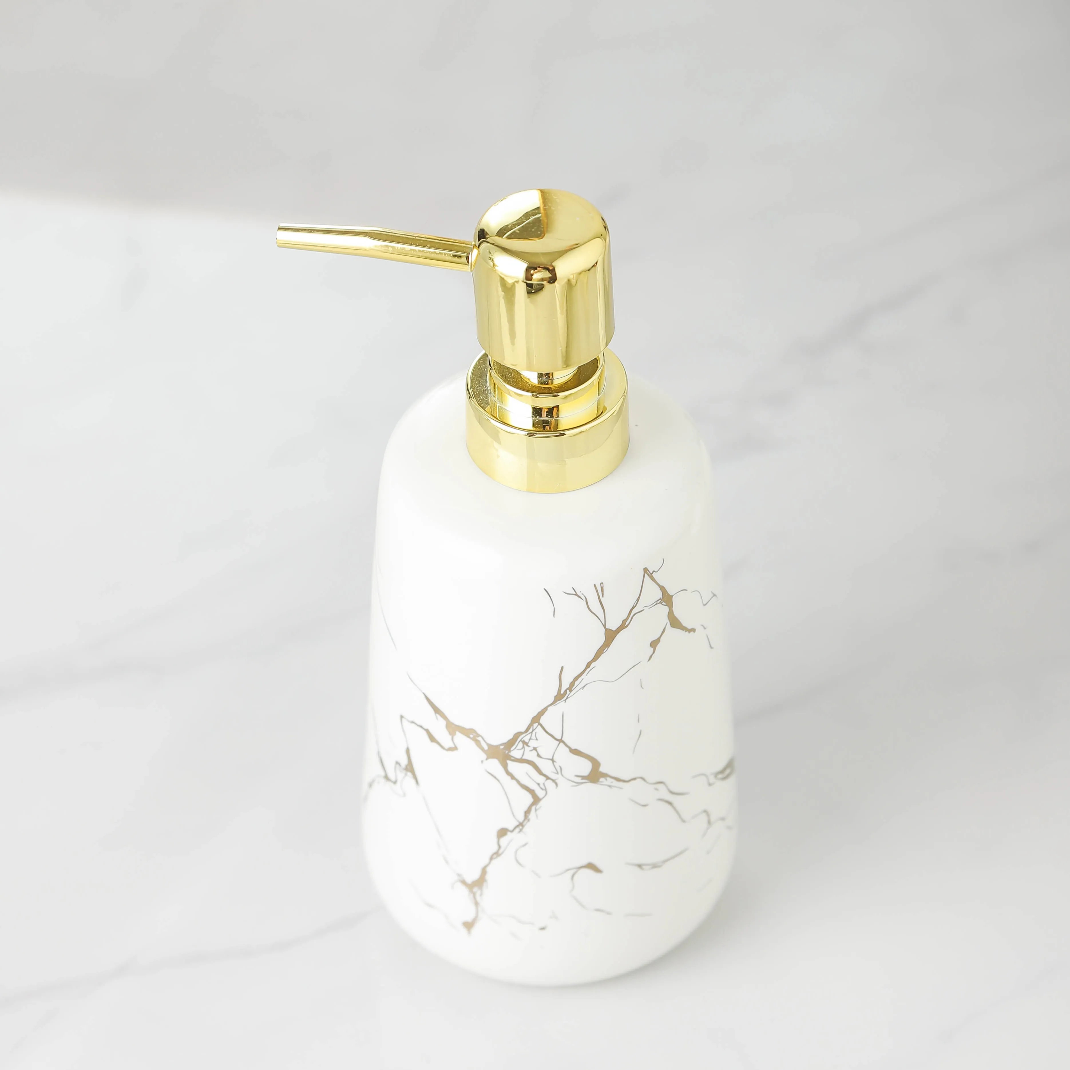 Custom White Bathroom Sets Bulk soap dispensers Supplier (2)