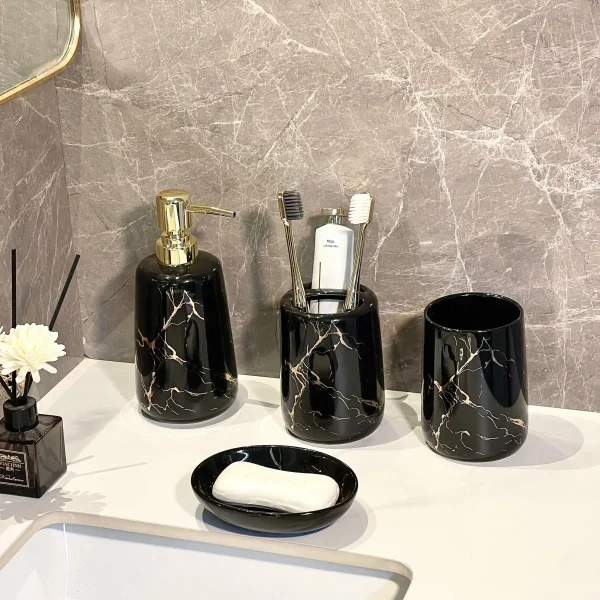 Customized Bathroom Sets 4-Piece Ceramic (2)