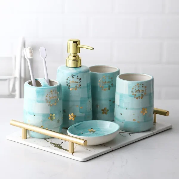 Handcrafted Ceramic Bathroom Accessories Wholesale