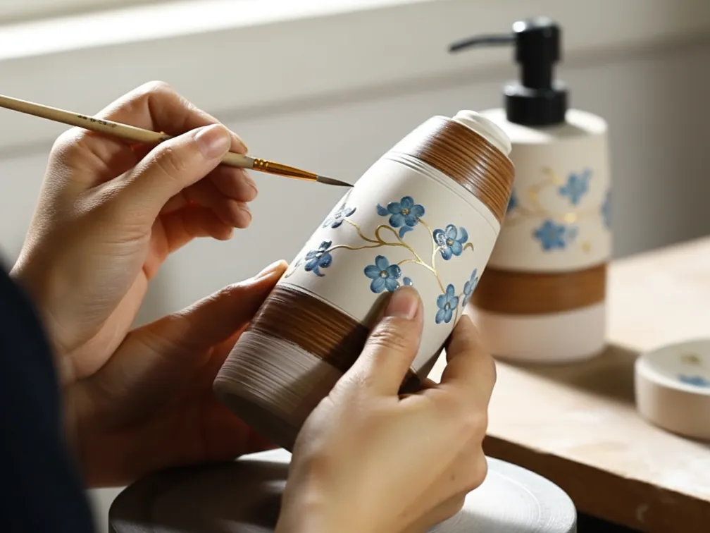 Handmade Techniques - Ceramic Bathroom Accessories Craftsmanship