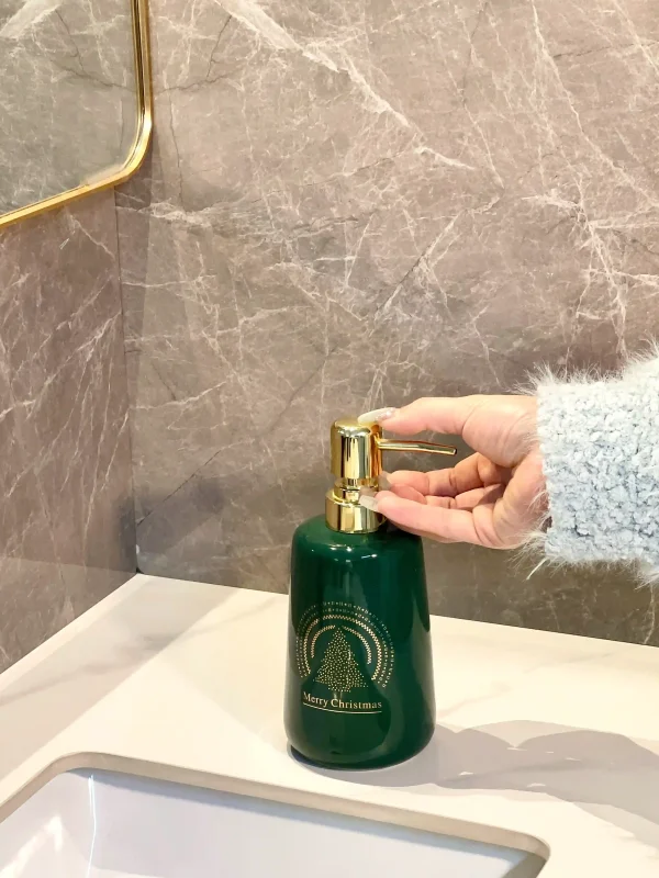 Wholesale Christmas Bathroom Sets Ceramic 4-Piece (6)