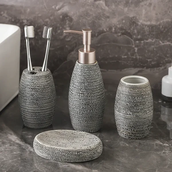 ceramic bathroom accessories set wholesale manufacturer