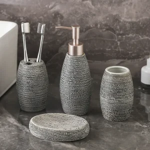 custom bathroom accessories ceramic set manufacturer (1)
