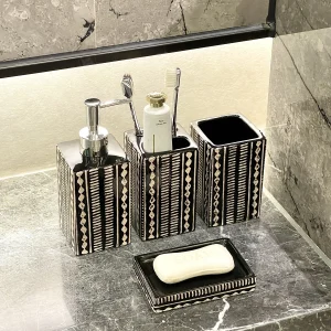 custom bathroom accessories ceramic set manufacturer (2)