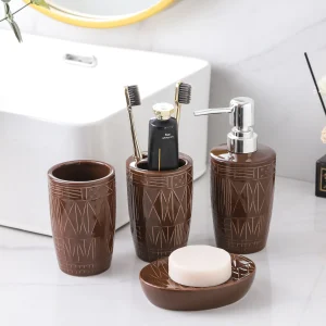 custom ceramic bathroom accessories set (14)
