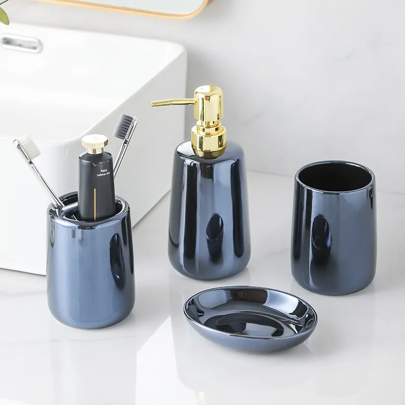 wholesale ceramic bathroom accessories set (1)