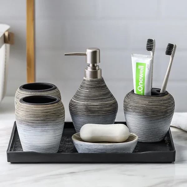 wholesale ceramic bathroom accessories set (3)