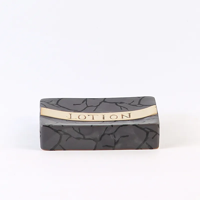 4 Piece Ceramic Bathroom Set Wholesale - Hand Printing