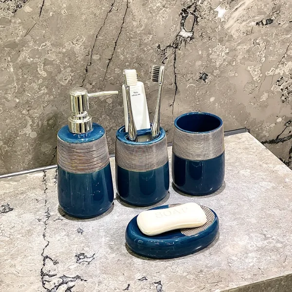 Ceramic Bathroom Accessory Set Bulk