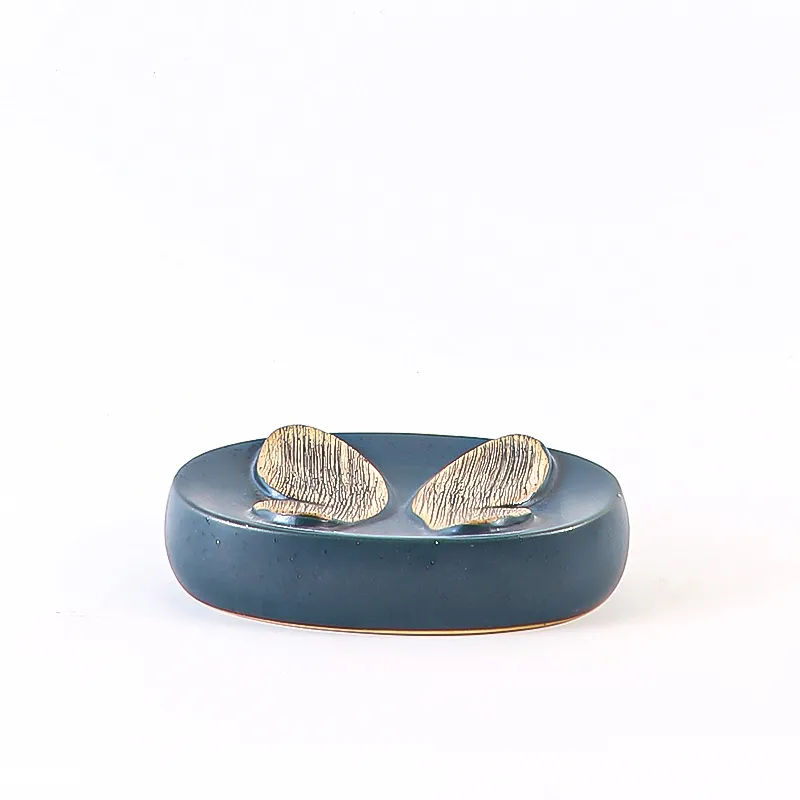 Custom Blue Butterfly Bathroom Set