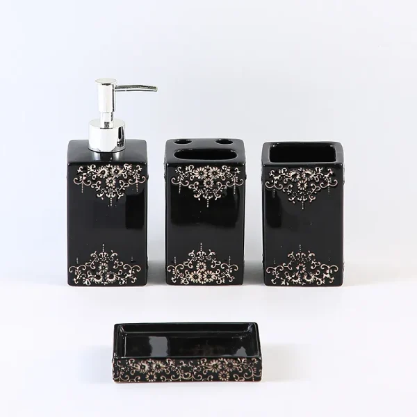 Conjunto de acessórios de casa de banho de luxo personalizados