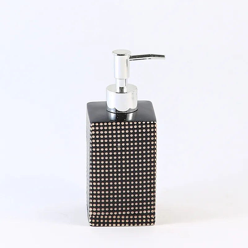 Dot-Textured Ceramic Wholesale Bathroom Set