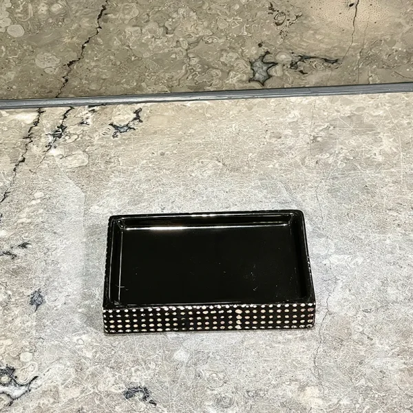 Dot-Textured Ceramic Wholesale Bathroom Set