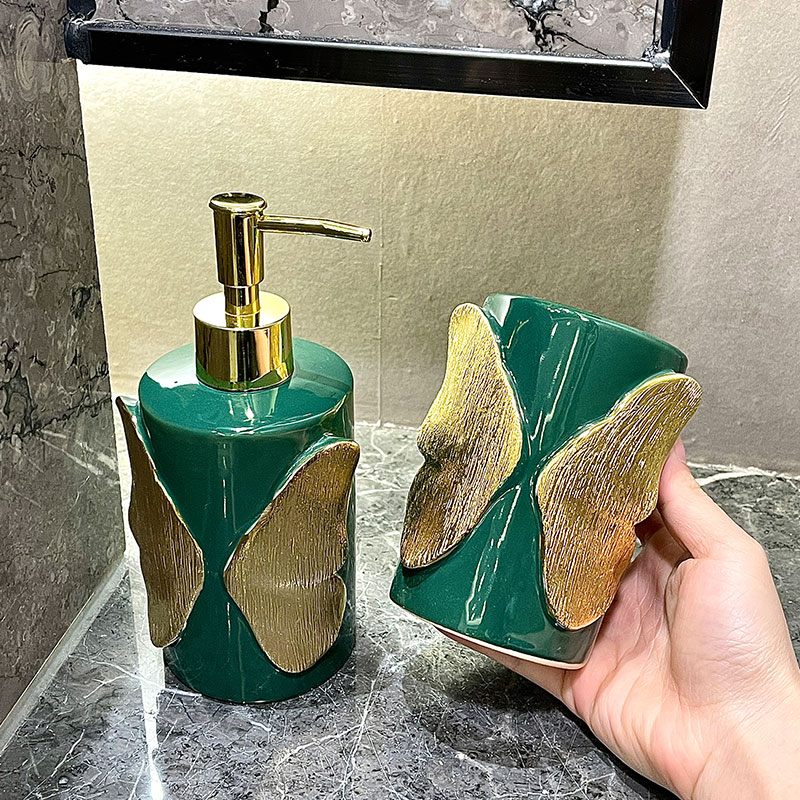 Green Butterfly Bathroom Sets Wholesale