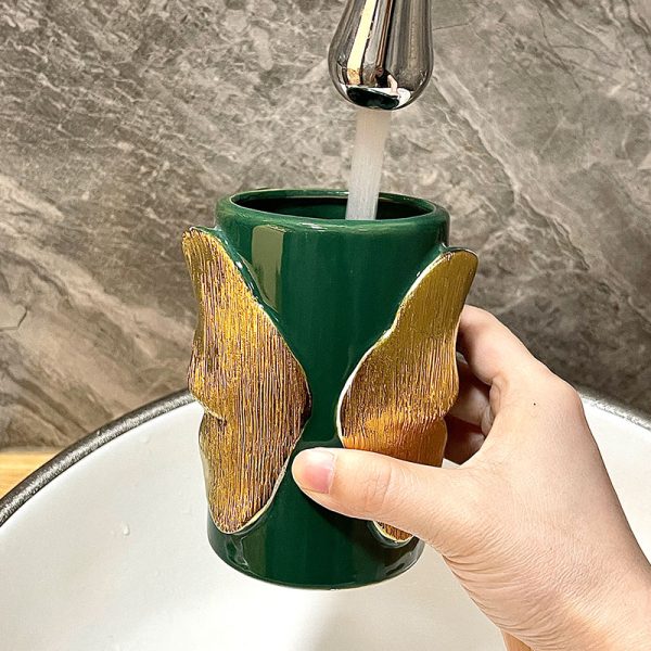 Green Butterfly Bathroom Sets Wholesale