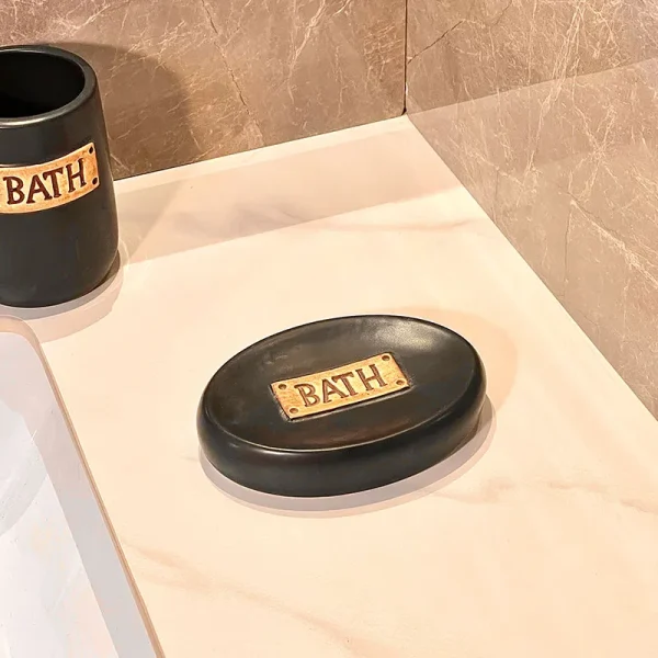 Matte Black Bathroom Set Wholesale