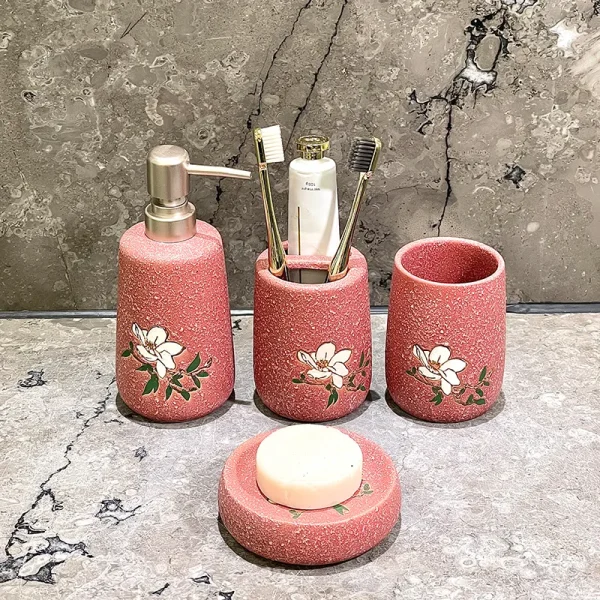 Pink Bathroom Set Wholesale