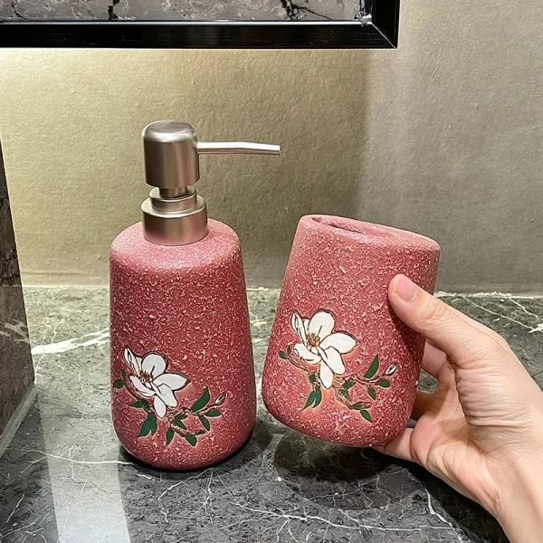 Pink Bathroom Set Wholesale