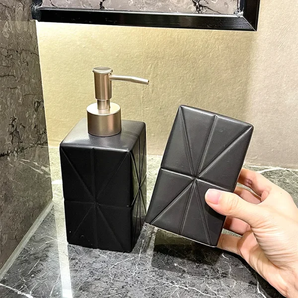 Wholesale Black Bathroom Set