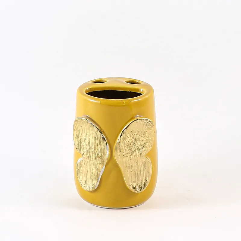 Conjunto de casa de banho borboleta amarela Fornecimento