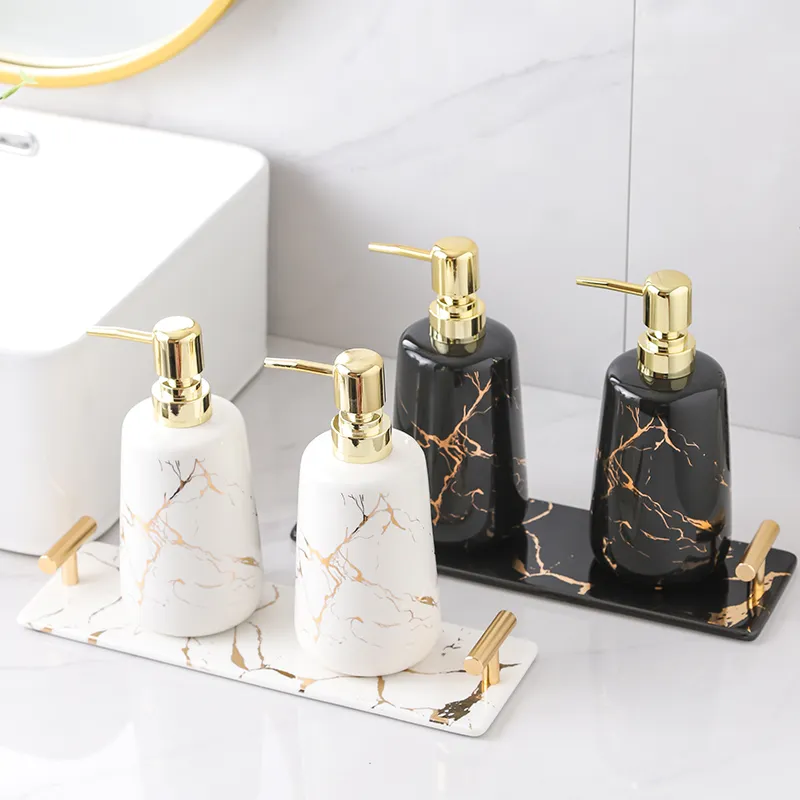 3-Piece Gold Decal Bathroom Set Wholesale