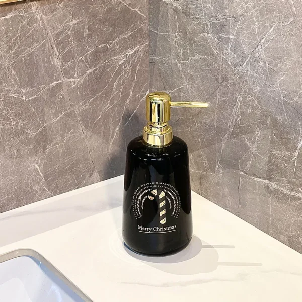 Custom Glossy Soap Dispenser Ceramics