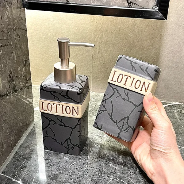 Grey Ceramic Mouthwash Cup Bulk