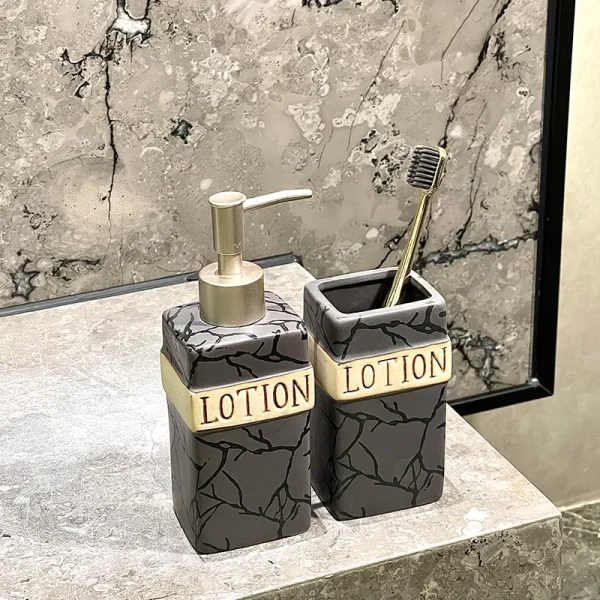 Grey Ceramic Mouthwash Cup Bulk