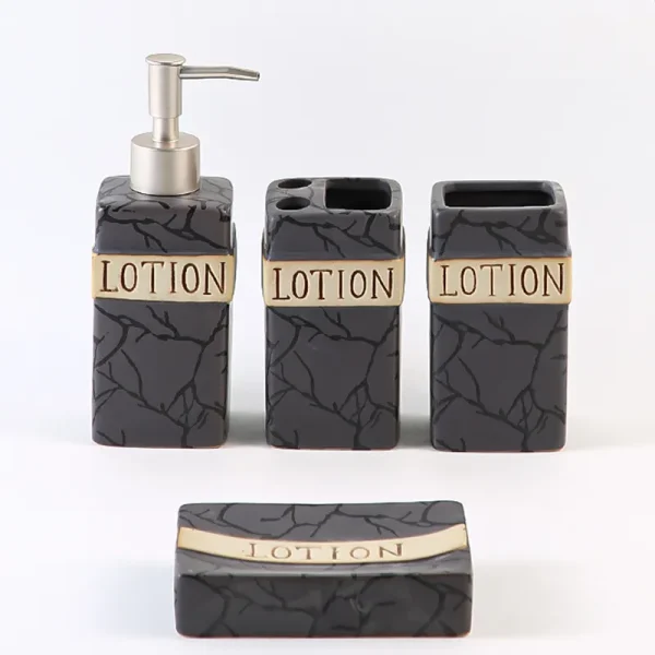 Grey Ceramic Mouthwash Cup Bulk