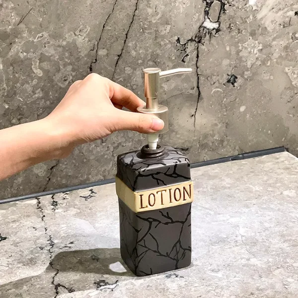 Grey Ceramic Soap Dispenser Bulk