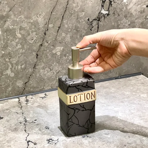 Grey Ceramic Soap Dispenser Bulk