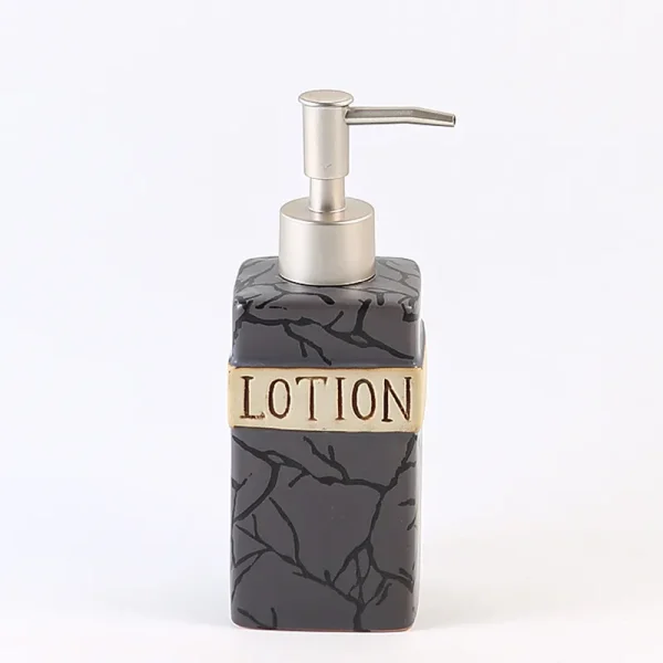 Grey Ceramic Soap Dispenser Bulk