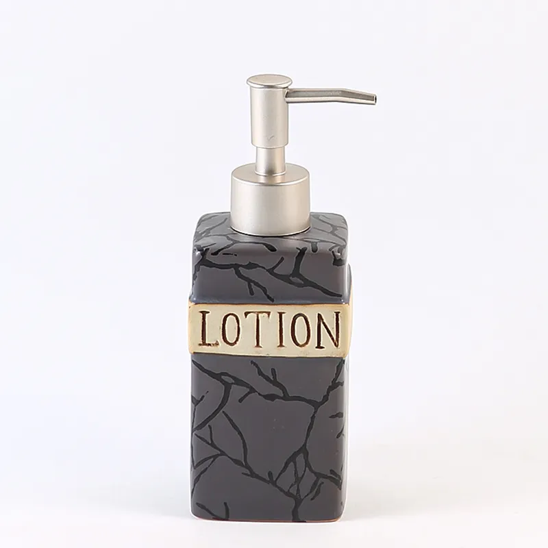 Grey Ceramic Soap Dispenser Bulk