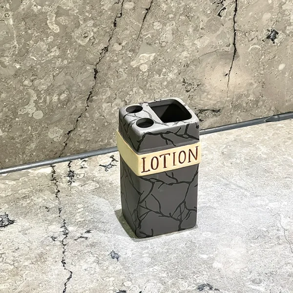 Grey Ceramic Toothbrush Holder Bulk