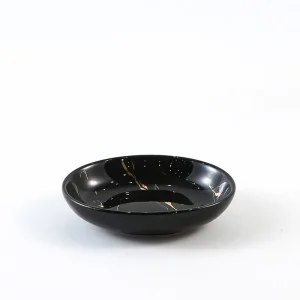 Custom Black Marble Pattern Soap Dish