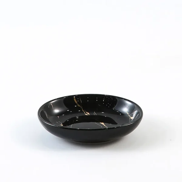 Custom Black Marble Pattern Soap Dish