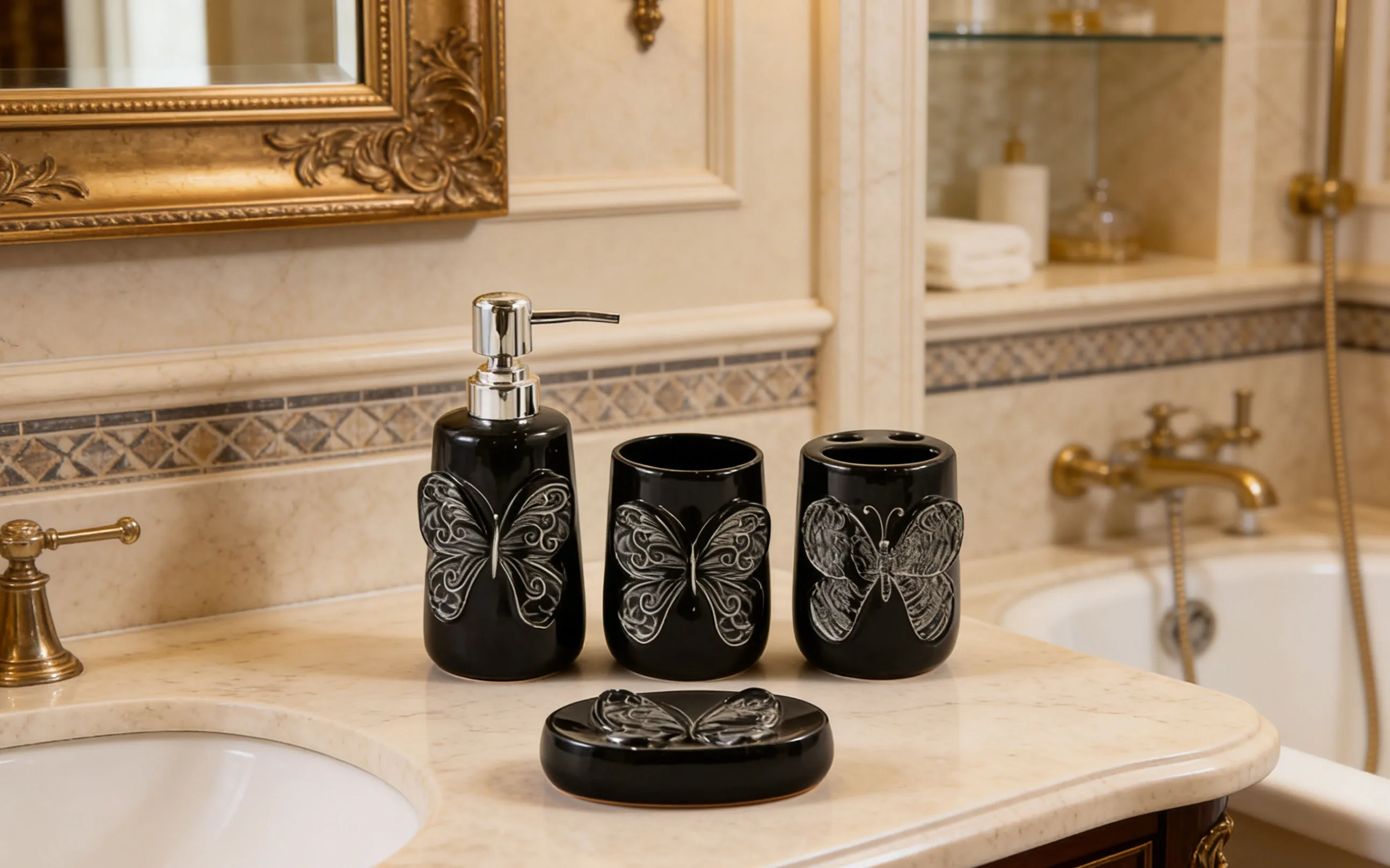 Custom Ceramic Soap Dispenser for Hotels