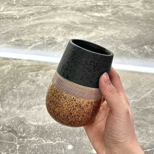 Custom Ceramic Stoneware Bathroom Tumbler