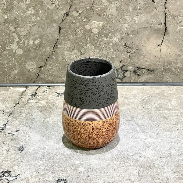 Custom Ceramic Stoneware Bathroom Tumbler