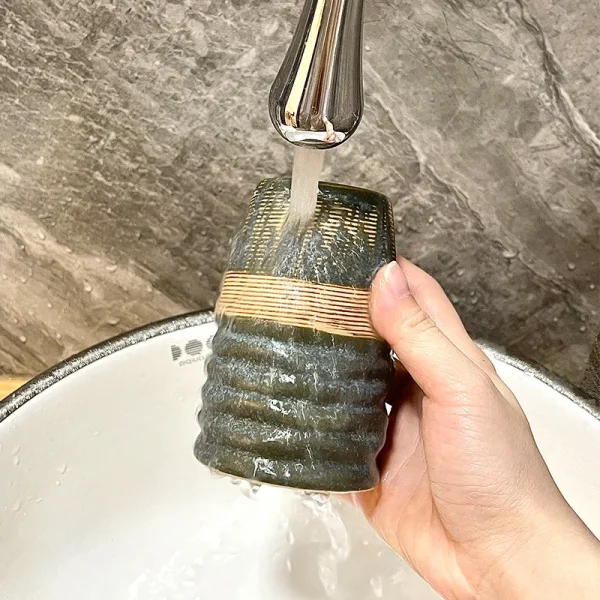 Custom Handmade Ceramic Bathroom Tumbler