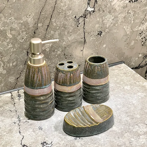 Custom Handmade Ceramic Bathroom Tumbler