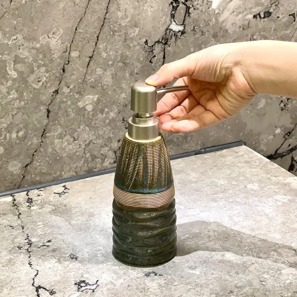 Custom Handmade Ceramic Soap Dispenser