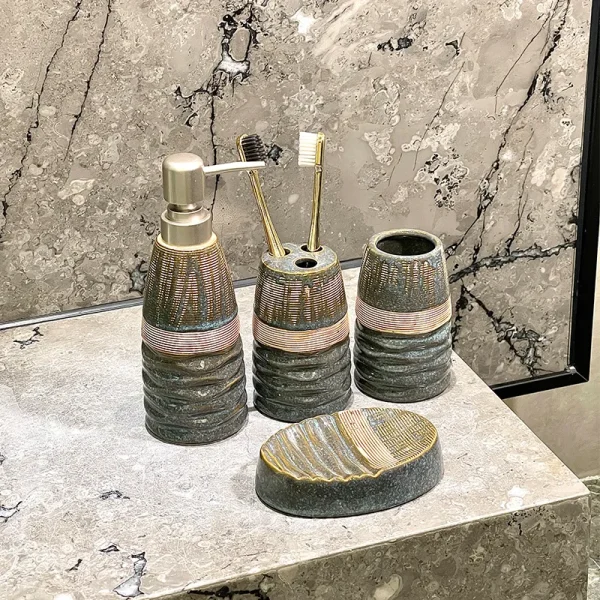 Porte-brosse à dents en céramique fait à la main et personnalisé