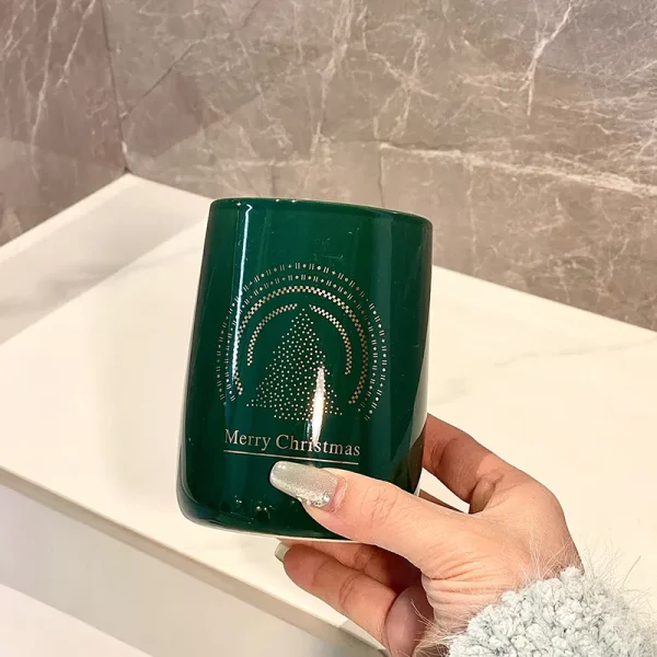 Green Ceramic Bathroom Tumbler Bulk