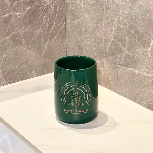 Green Ceramic Bathroom Tumbler Bulk