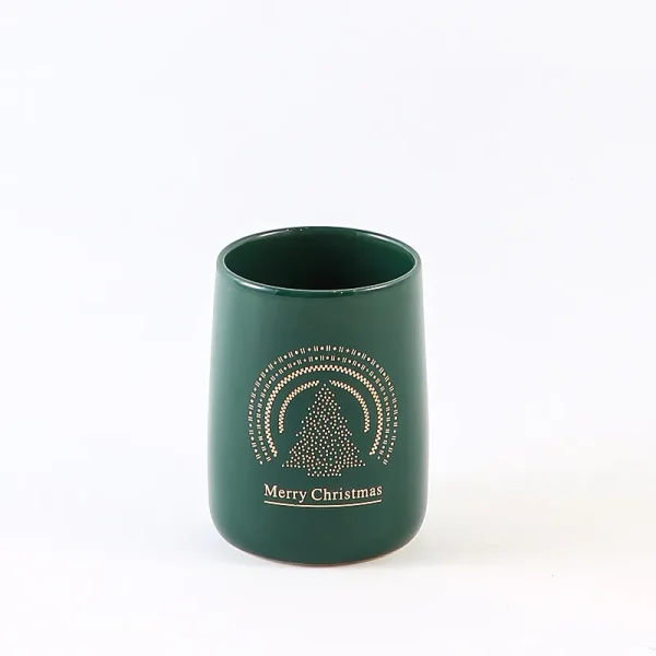 Green Ceramic Bathroom Tumbler Bulk
