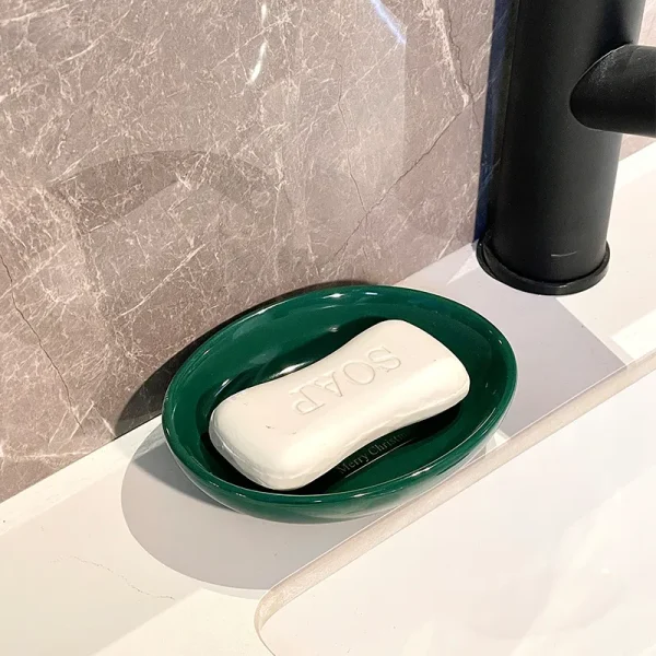Green Ceramic Soap Dish Wholesale